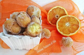castagnole ricotta e arance