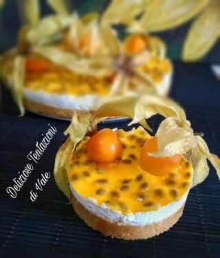 cheesecake mandorle e fruit passion
