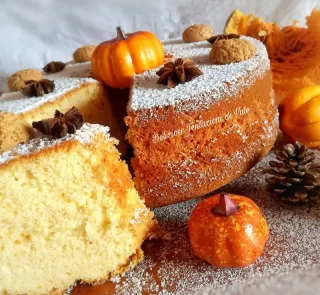chiffon zucca e amaretti