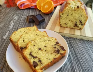 plumcake arance e cioccolato
