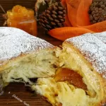 brioche all'olio con marmellata di arance