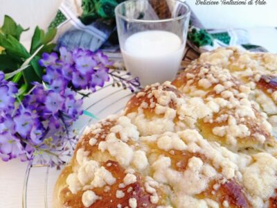 treccia di pan brioche golosa