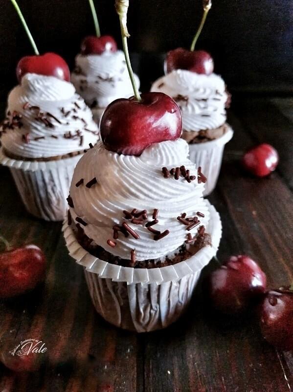 Cupcake Foresta Nera ricetta