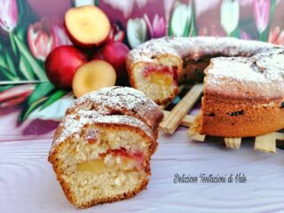 ciambella morbida alle prugne