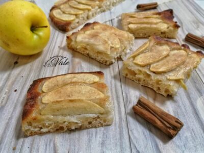 focaccia dolce mele e cannella