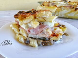 pasta al forno con carciofi