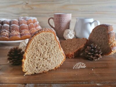 ciambella soffice al cappuccino caldo