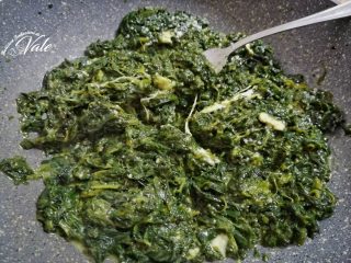 spinaci al burro con mozzarella