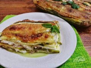 parmigiana bianca di zucchine
