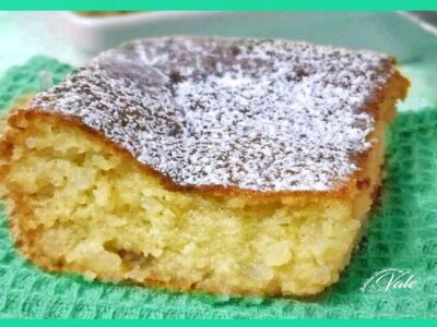 torta di riso profumata al limone