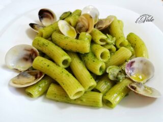 Tortiglioni alle Vongole e Crema di Prezzemolo (2)
