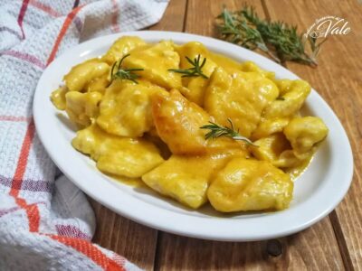 Straccetti di Pollo allo Zafferano