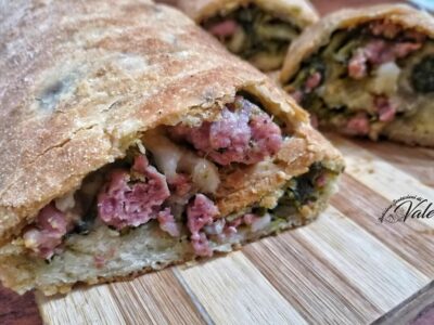 Pizza Arrotolata Salsicce e Friarielli