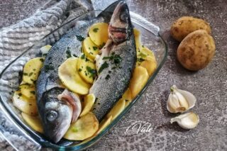 Spigola con Patate al Forno
