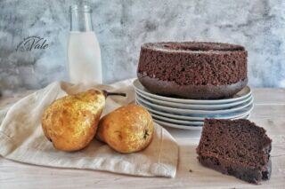 Chiffon Cake Cioccolato e Pere