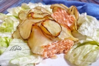 Salmone in Crosta di Patate