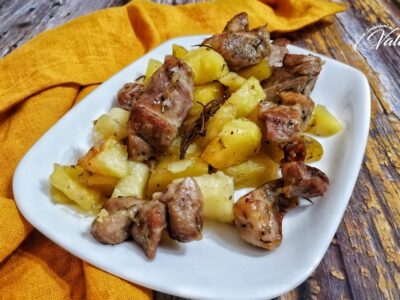 Bocconcini di Tacchino con Patate al Forno
