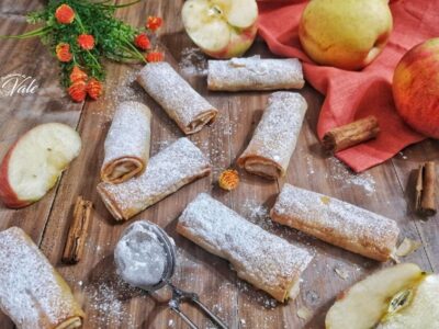 Involtini alle Mele con Pasta Fillo