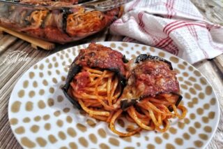 Involtini di Melanzane con Spaghetti
