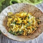 Pasta con Spinaci e Uova Strapazzate