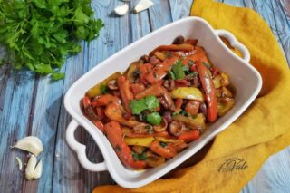 Peperoni con Olive e Capperi