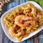 Farfalle con Gamberi e Pesto di Pistacchi
