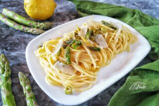 Spaghetti con Asparagi e Limone