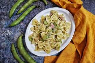 Pasta con Fave Fresche e Guanciale
