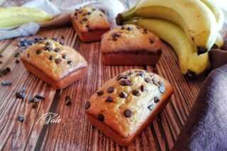 Plumcake Banane e Gocce di Cioccolato