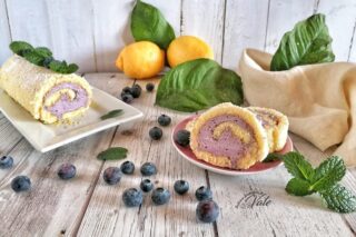 Rotolo con Crema ai Mirtilli