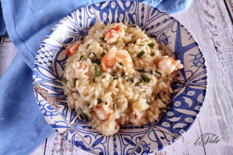 RISOTTO ZUCCHINE E GAMBERETTI primo piatto sfizioso